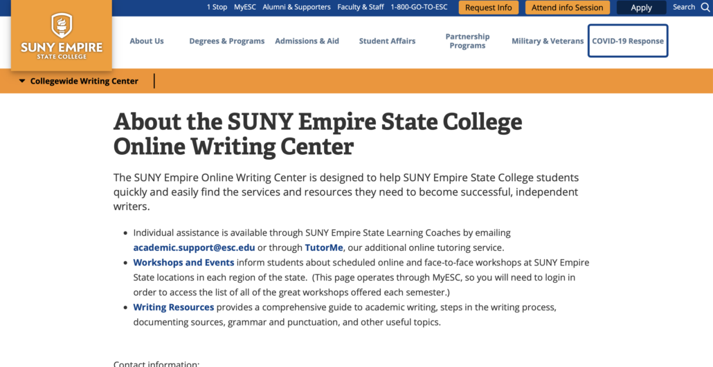SUN-Empire-State-College-Online-Writing-Center